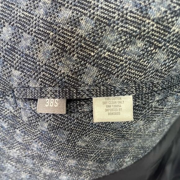 Bonobos Sport Coat by Lanificio Fortex in Italy. 38S in Classic Grey Plaid. NWOT - Picture 6 of 9